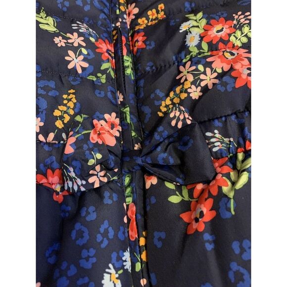 Girls Toddler Puffer Jacket 3-piece Set Pants Floral Hooded NWT Little Me - Picture 8 of 12